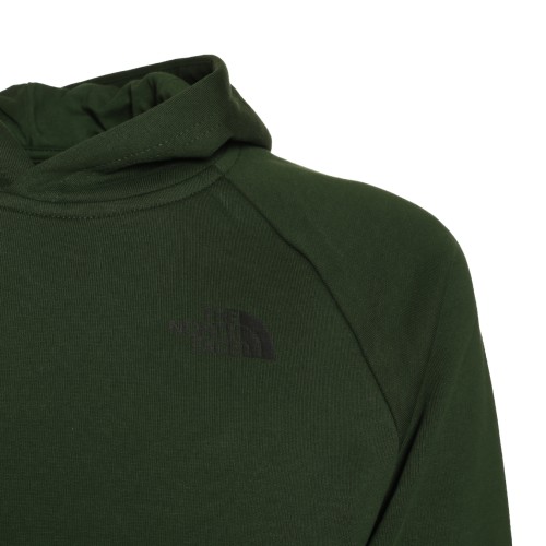 The North Face: Felpa Redbox con cappuccio verde