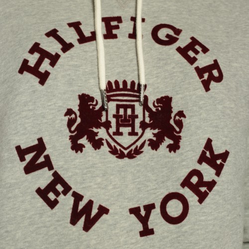 Tommy Hilfiger: Felpa con cappuccio grigia