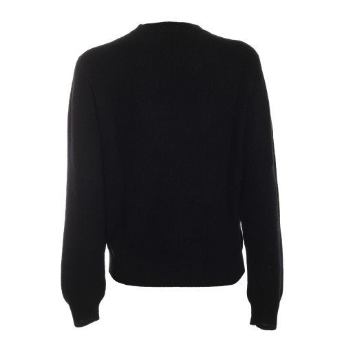 Tommy Hilfiger: Maglione a coste﻿ nero