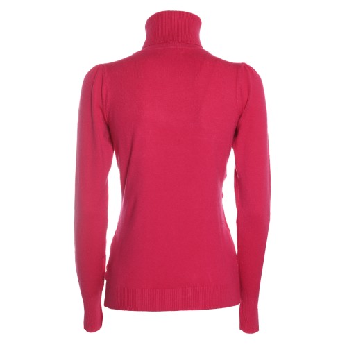 YES ZEE: Maglia collo alto fuxia