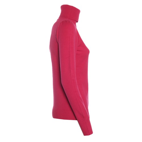 YES ZEE: Maglia collo alto fuxia