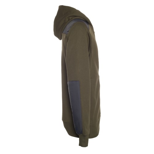 Colmar: Felpa verde con spalle in nylon