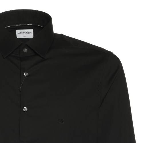 Calvin Klein: Camicia nera slim fit