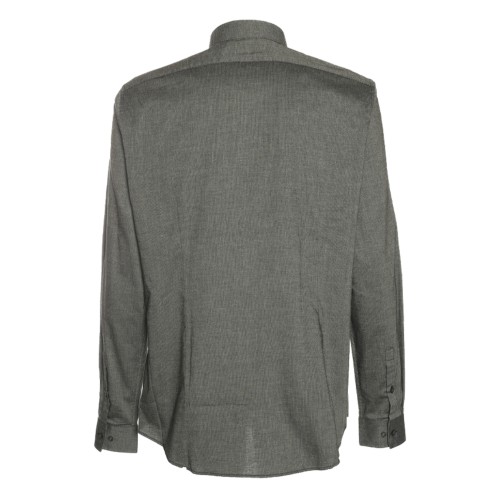 Calvin Klein: Camicia grigia collo francese