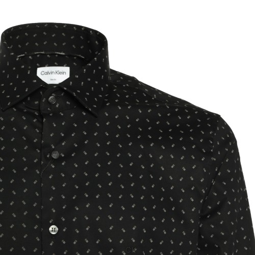Calvin Klein: Camicia blu fantasia