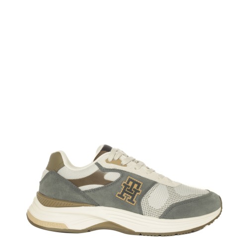 Tommy Hilfiger: Sneakers running modern verde