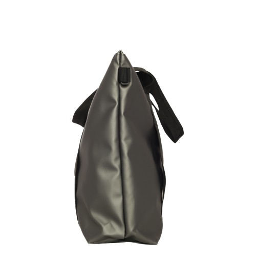 Rains: Tote Bag Mini Grigio metallizzato