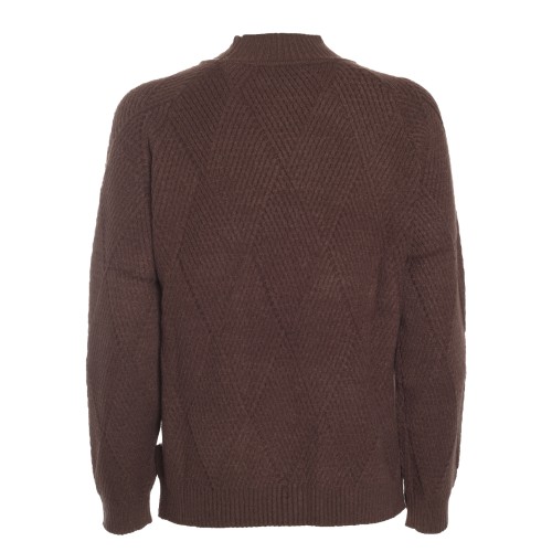 YES ZEE: Dolcevita marrone a rombi