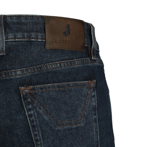 JECKERSON: Jeans 5 Tasche In Denim Blu