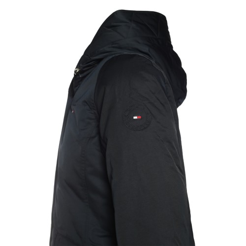 Tommy Hilfiger: Parka con cappuccio blu