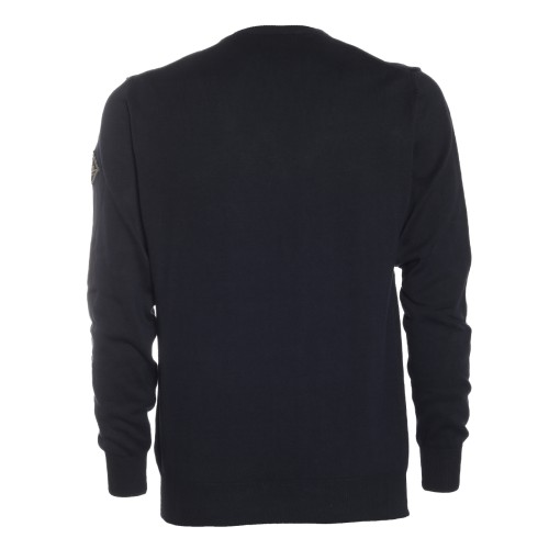 Roy Roger's: Maglione blu winter cotton