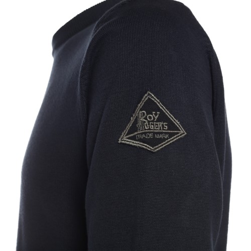 Roy Roger's: Maglione blu winter cotton