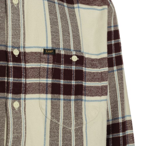 Lee: Camicia a quadri grandi ecrù