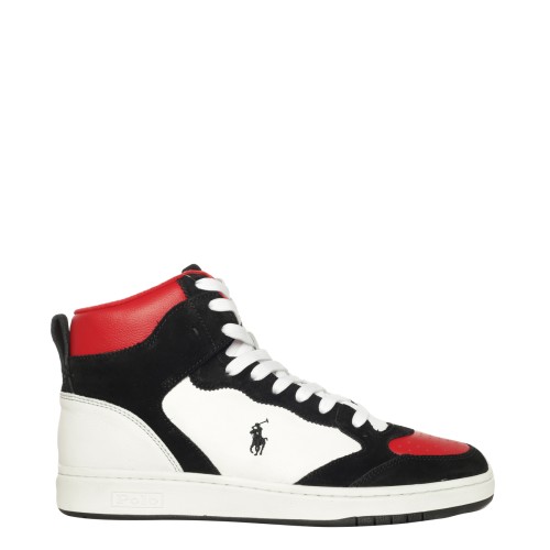 Polo Ralph Lauren: Sneaker Masters Court alta nera