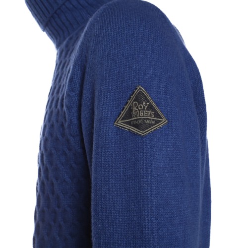 Roy Roger's: Dolcevita misto cashmere bluette