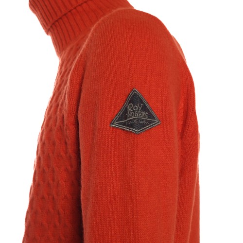 Roy Roger's: Dolcevita misto cashmere arancione