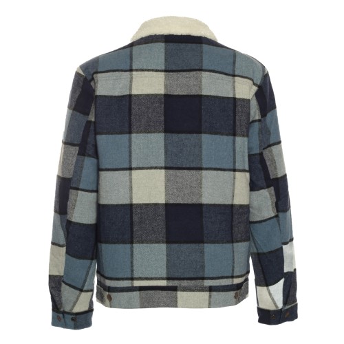 Wrangler: Giacca Trucker a scacchi blu