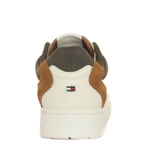 Tommy Hilfiger: Sneakers stile Basket avorio