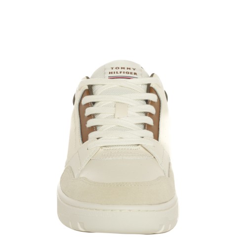 Tommy Hilfiger: Sneakers stile Basket avorio