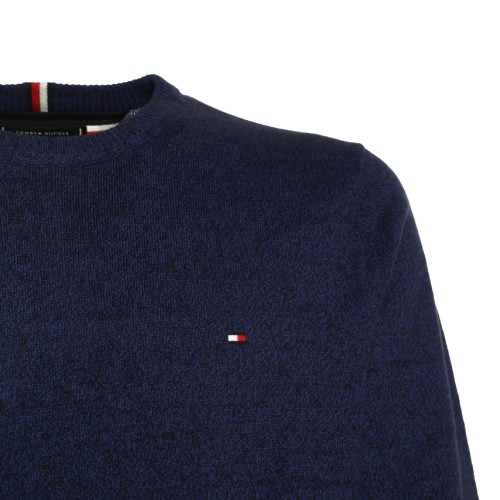 Tommy Hilfiger: Maglione mélange azzurro