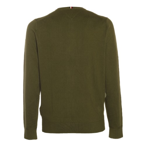 Tommy Hilfiger: Maglione mélange verdone