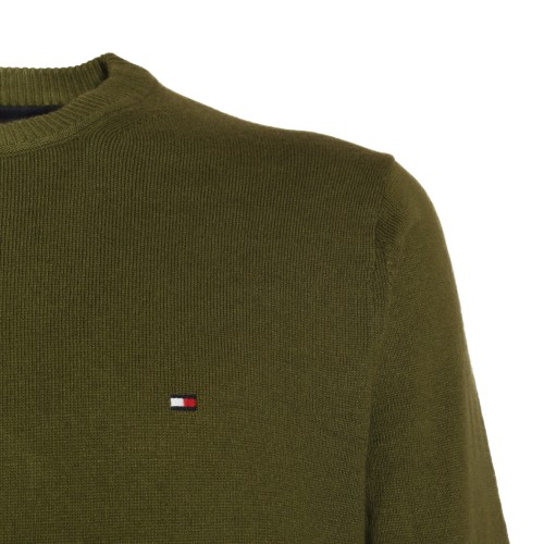 Tommy Hilfiger: Maglione mélange verdone