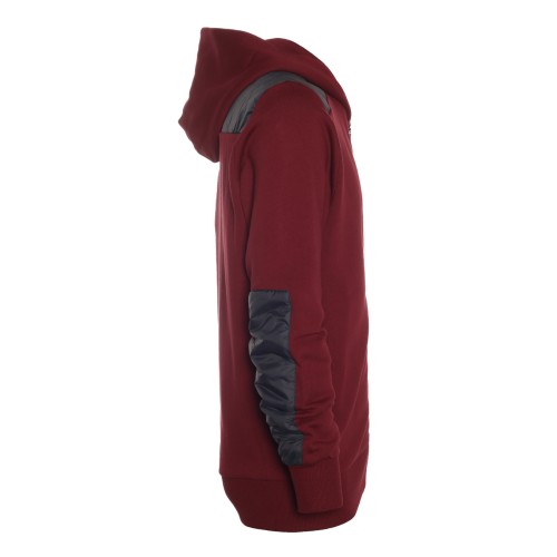 Colmar: Felpa bordeaux con spalle in nylon