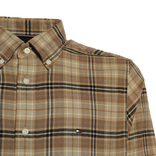 Tommy Hilfiger: Camicia quadri beige