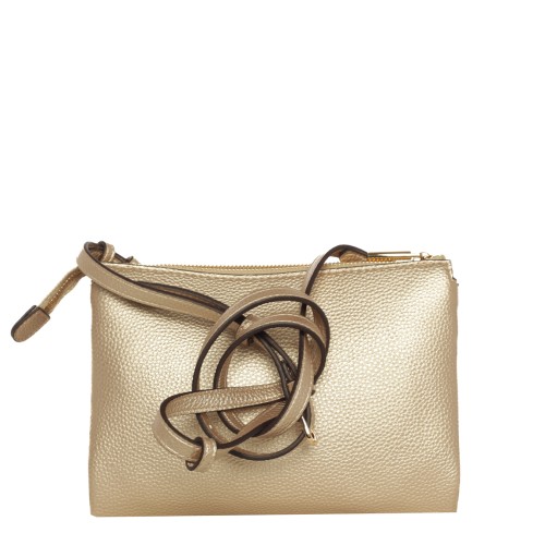 Liu•Jo: Pochette con tracolla oro