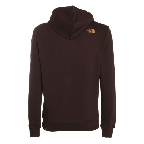 The North Face: Felpa marrone con cappuccio