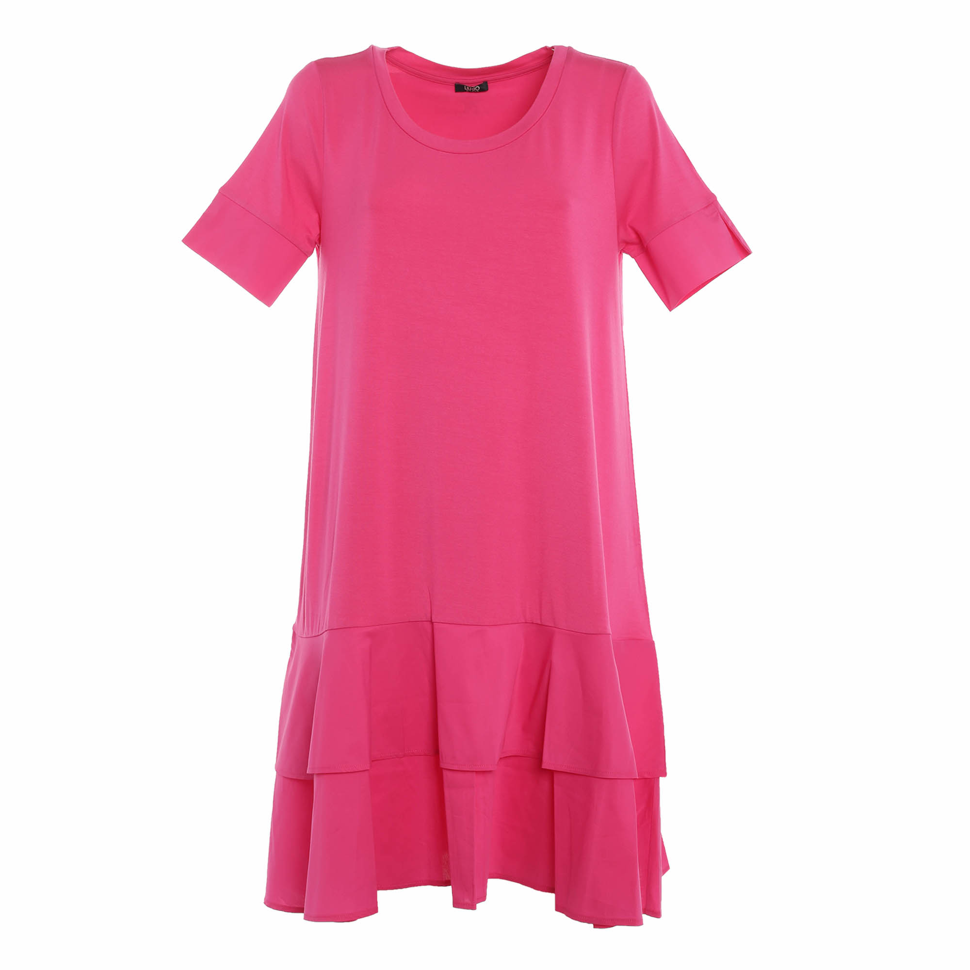 ABITO CON BALZE FUXIA