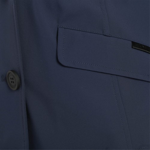 MUSEUM: Blazer tessuto tecnico blu