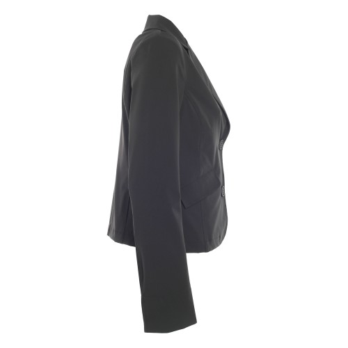 MUSEUM: Blazer tessuto tecnico nero