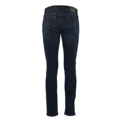 JECKERSON: Jeans 5 tasche in denim blu