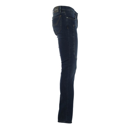 JECKERSON: Jeans 5 tasche in denim blu