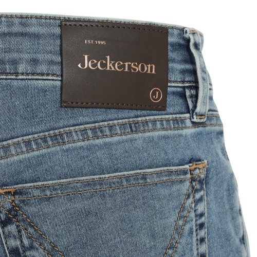 JECKERSON: Jeans 5 tasche in denim chiaro