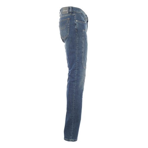 JECKERSON: Jeans 5 tasche in denim blu lavato