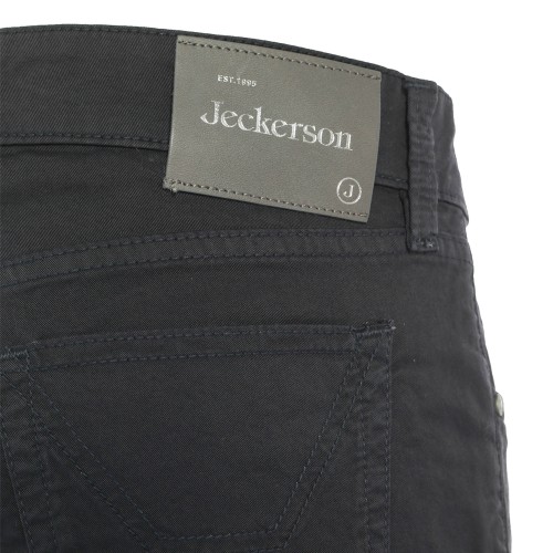 JECKERSON: Pantalone gabardina blu con toppe