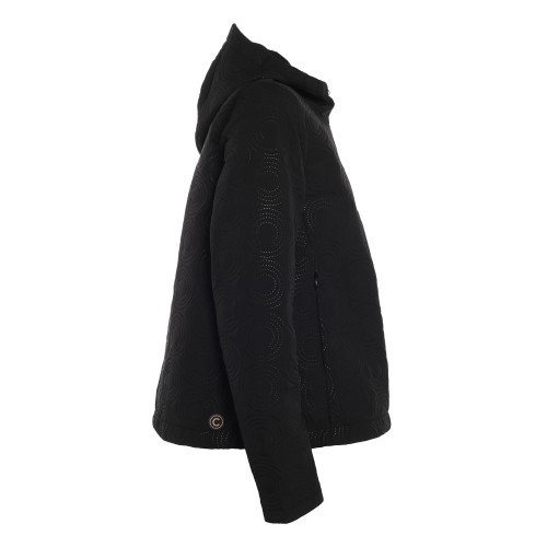 COLMAR: Giacca nera trapuntata a logo