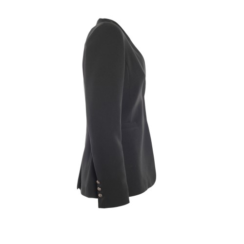 YES ZEE: Giacca nera con gancetti