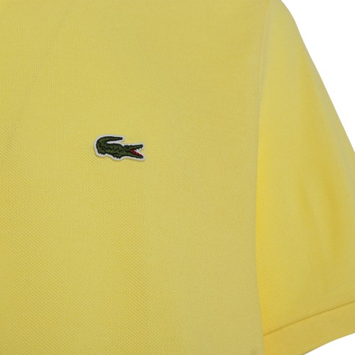 LACOSTE: Polo gialla slim fit