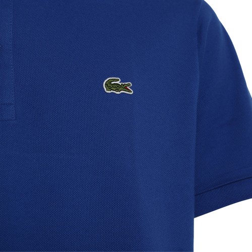 LACOSTE: Polo azzurra slim fit