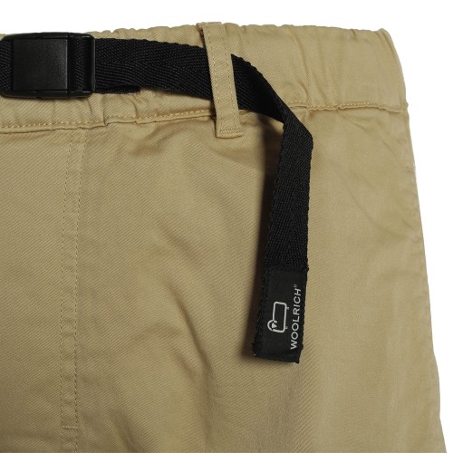 WOOLRICH: Pantalone beige chino con cintura
