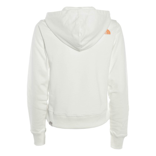 The North Face: Felpa bianca con cappuccio