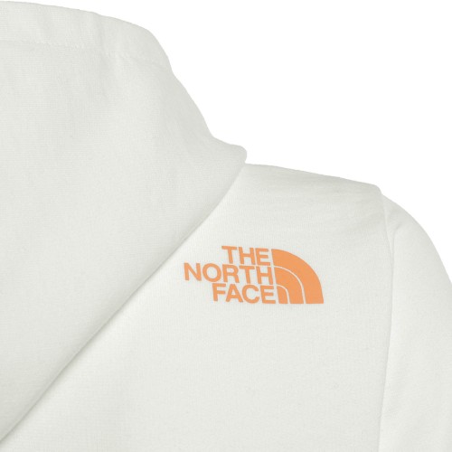 The North Face: Felpa bianca con cappuccio