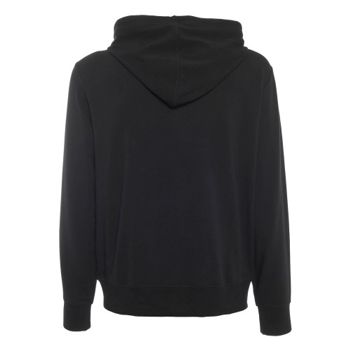 Polo Ralph Lauren: Felpa nera con cappuccio