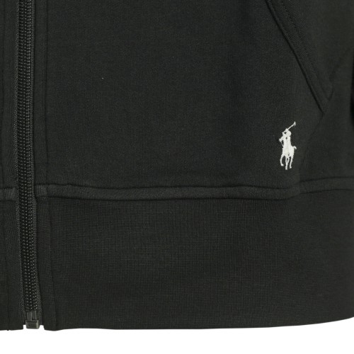 Polo Ralph Lauren: Felpa nera con cappuccio