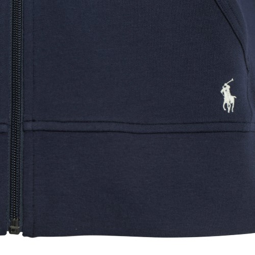 Polo Ralph Lauren: Felpa blu con cappuccio