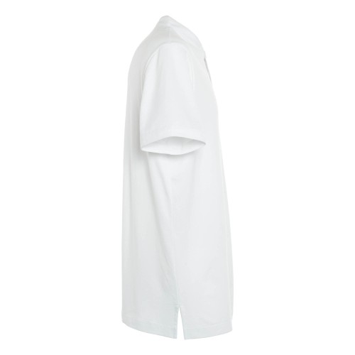 ARMANI: Polo bianca in cotone organico