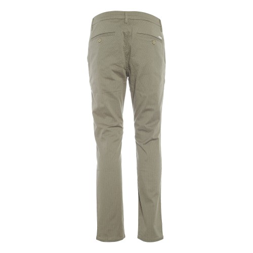 ARMANI: Pantalone in micro fantasia beige